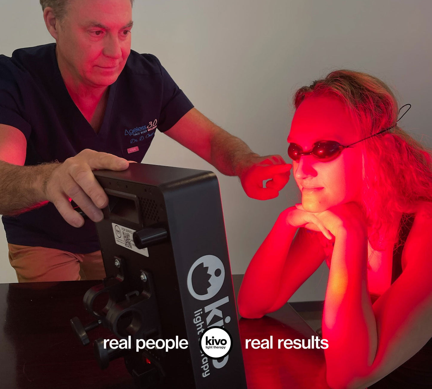 Commercial: Box of Light Therapy Goggles