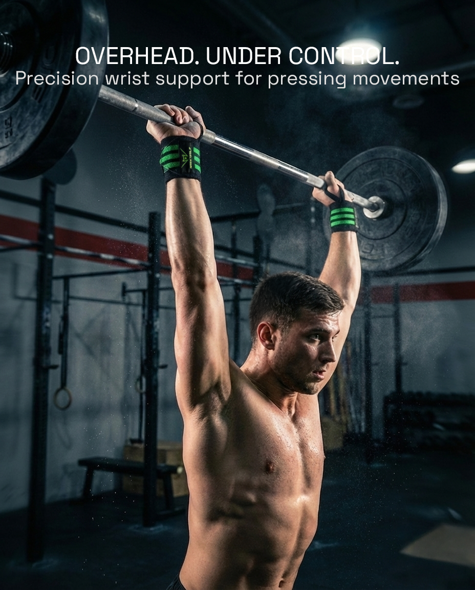 Battle Wrap Wrist Straps (Pair) – Green