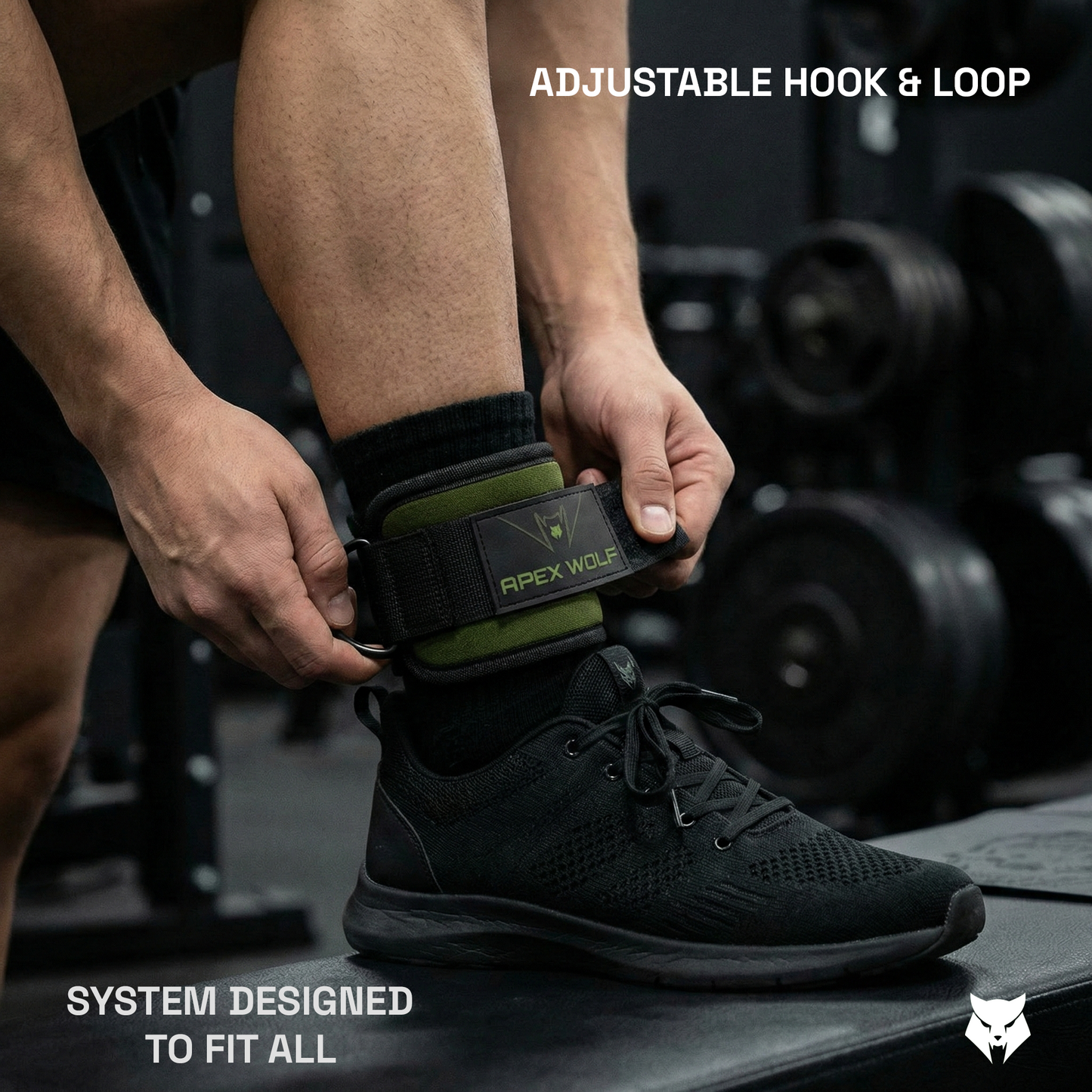 Power Grip Ankle Strap (Pair) - Tactical Green