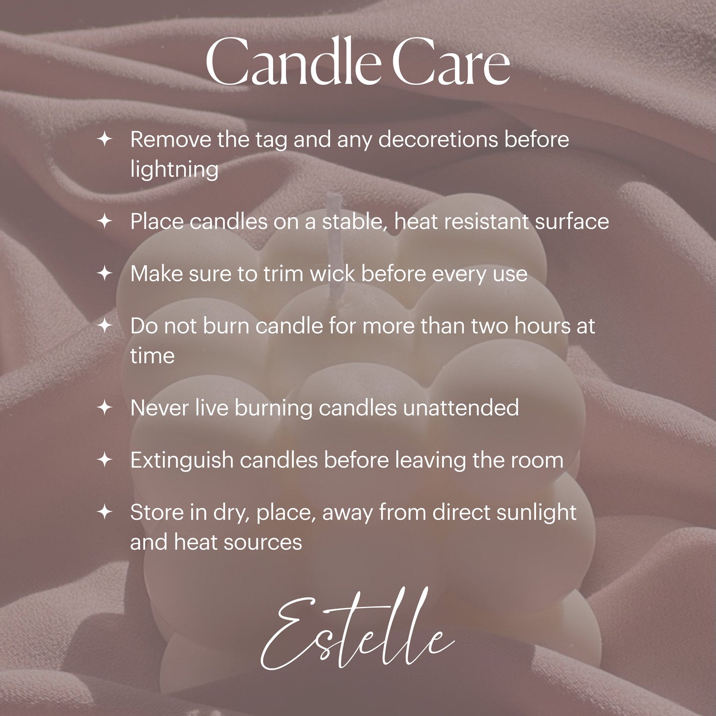 Small Classic Pillar Candle