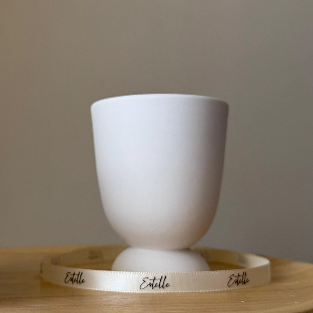Jesmonite Vase Jar Soy Candle: Handmade Scented Container Candle