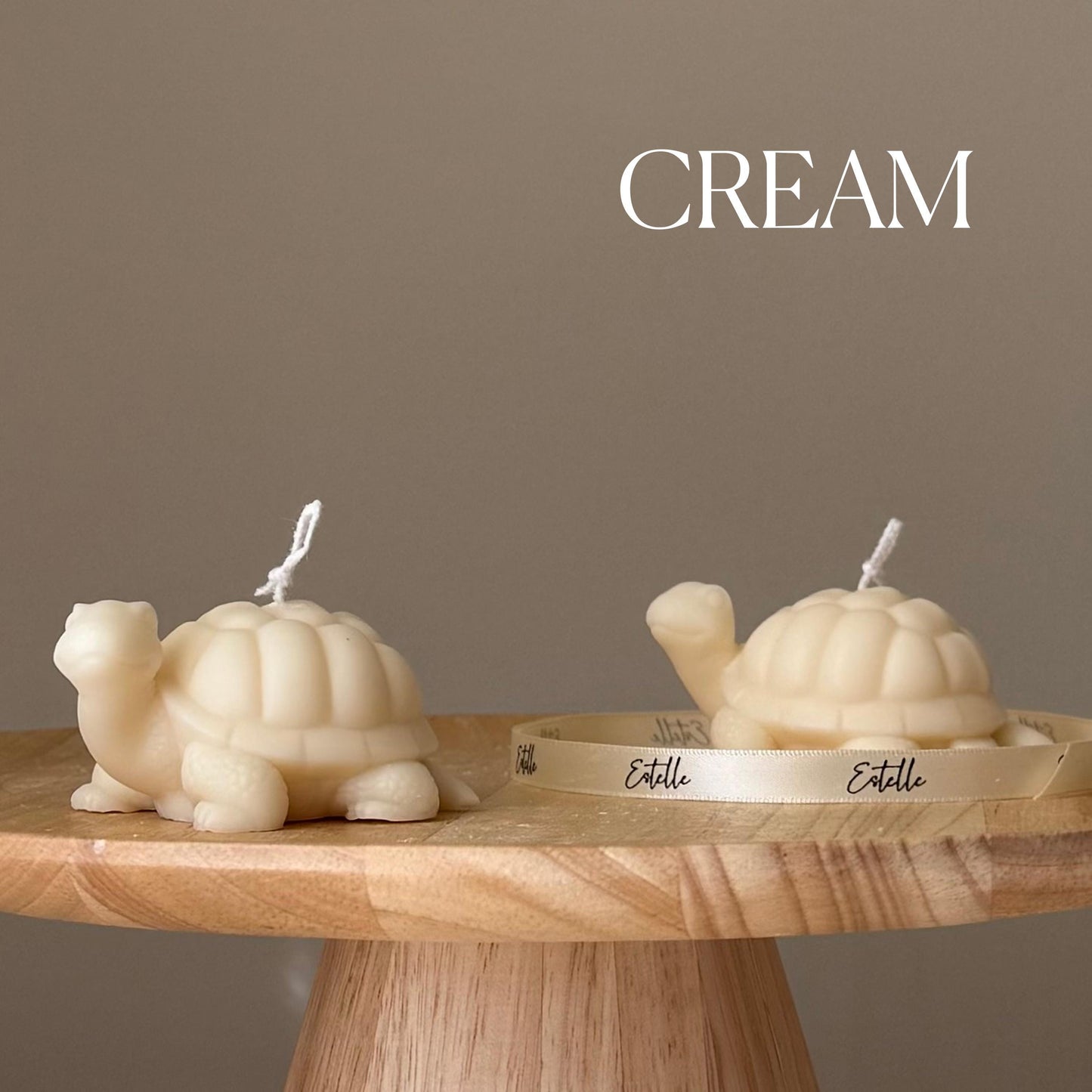 Handmade Soy Turtle Candle: Sculptural Art Gift