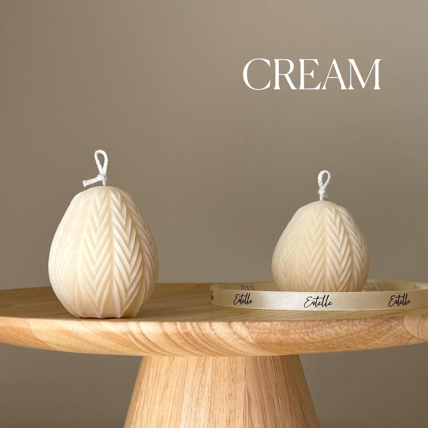 Easter Egg Soy Candle: Handmade Sculptural Home Decor