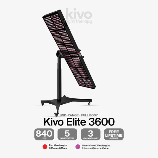 Kivo Elite 3600: Premium XX-Large Red Light Therapy Panel