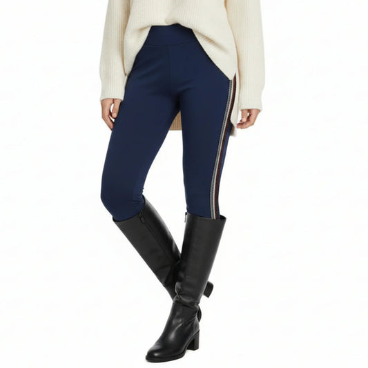 Legging chaud détail côté teal