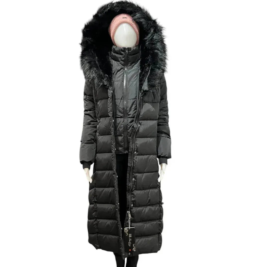 Manteau long et chaud