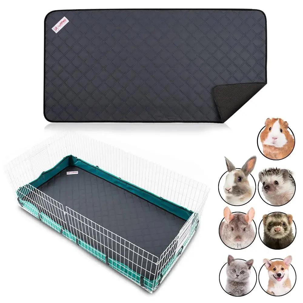 Rabbit & Guinea Pig Cage Liners for MidWest & C&C 2x4 Cages - Washable & Absorbent- Gray