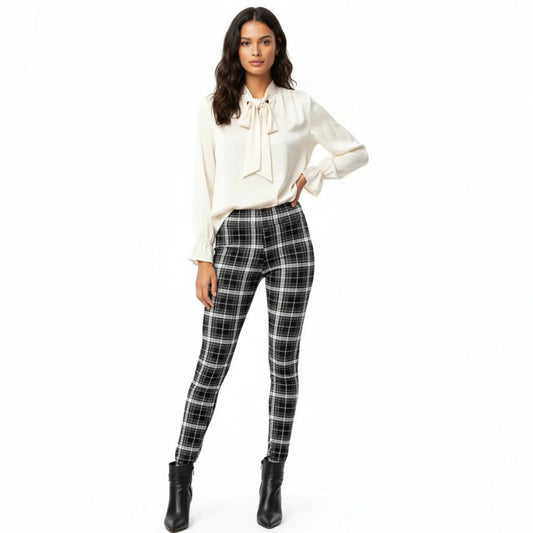 Pantalon legging noir et blanc
