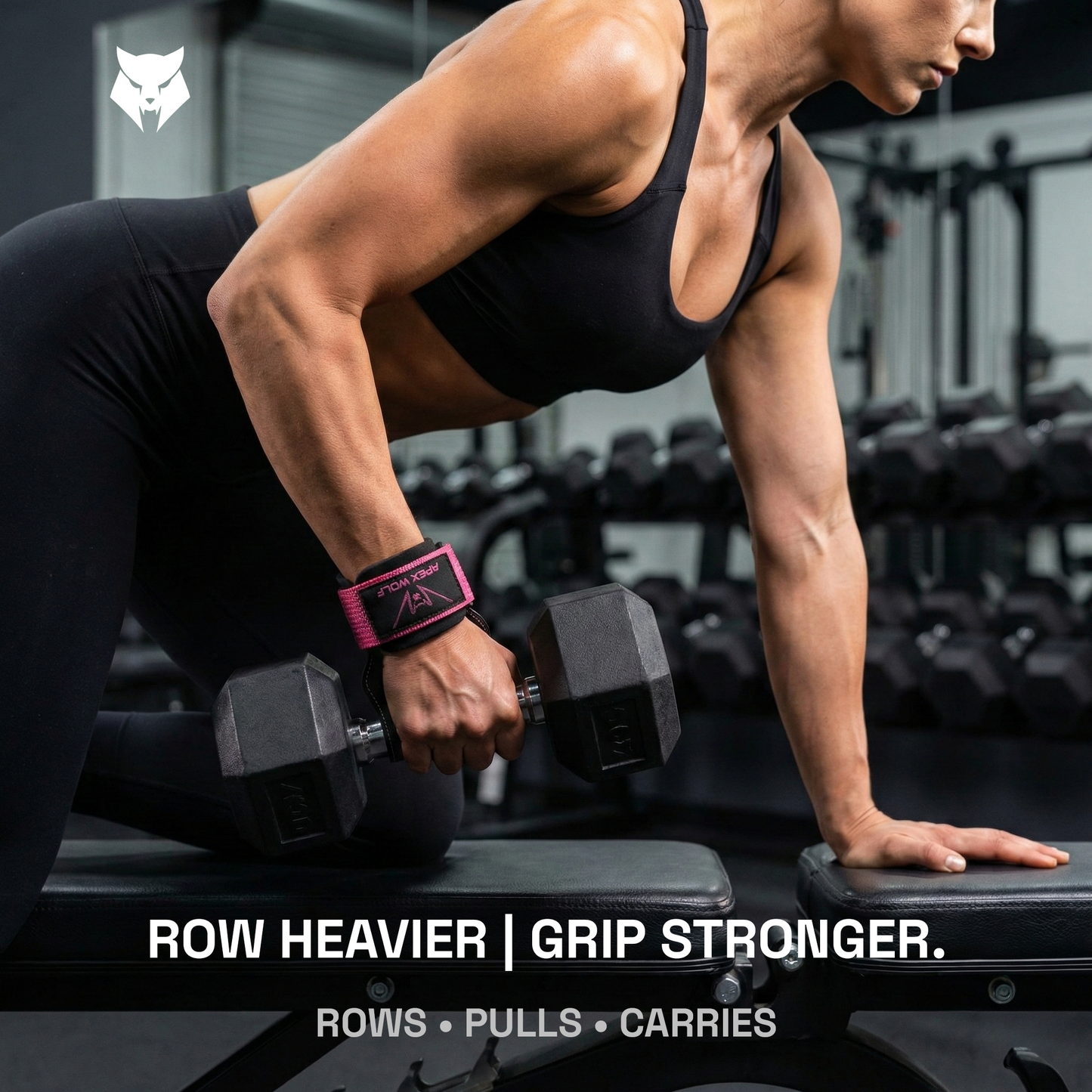 Iron Claw Lifting Grips (Pair) – Stealth Pink