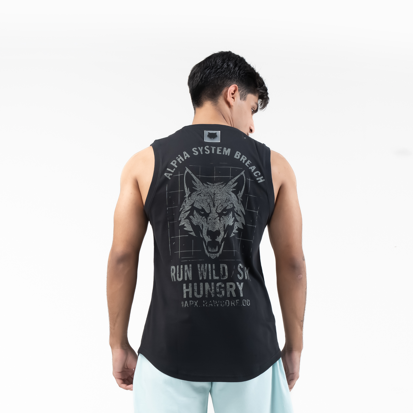RAWLINE_00 VEST — WAR BLACK