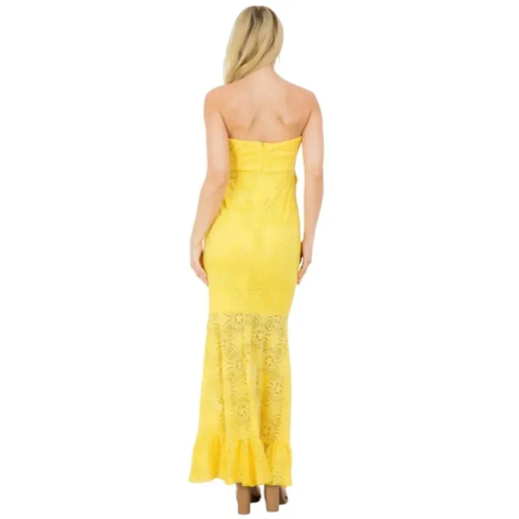 Robe tube longue