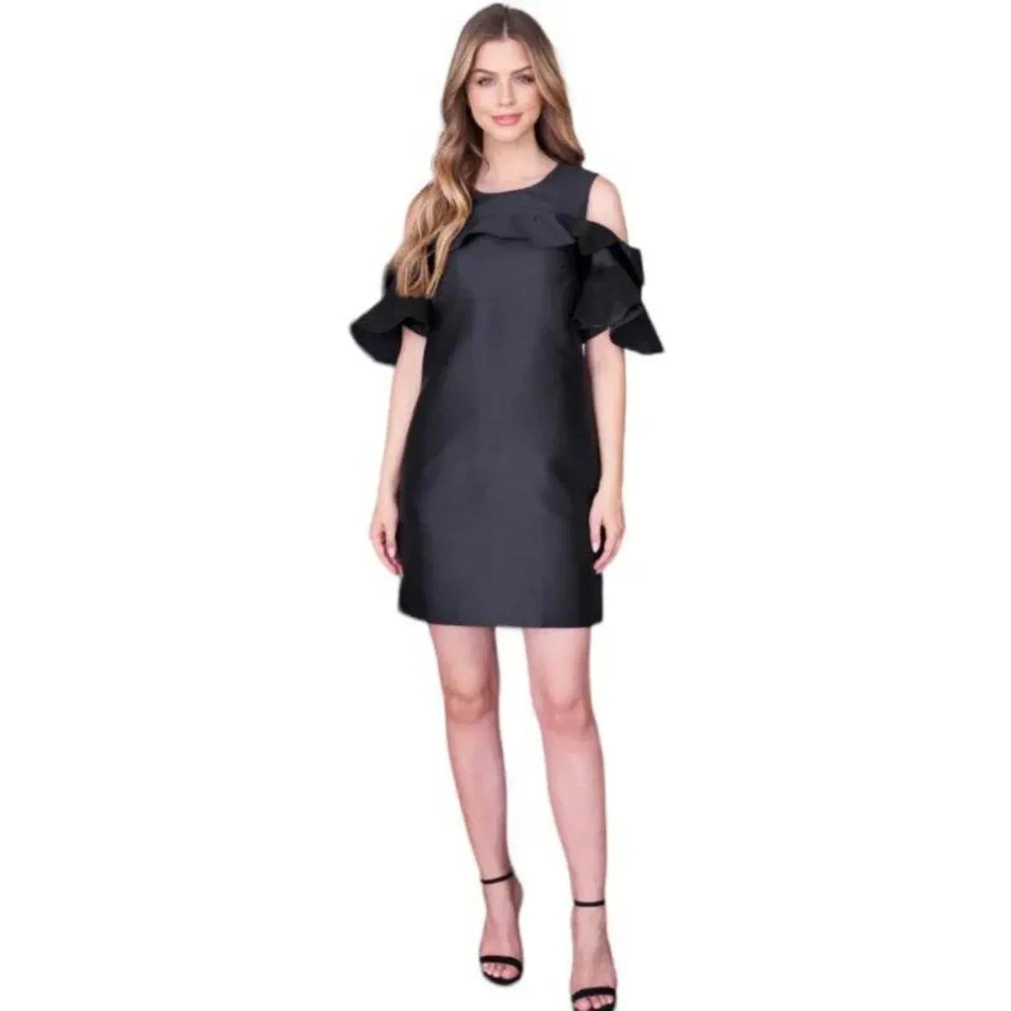 Robe manche cloche noir