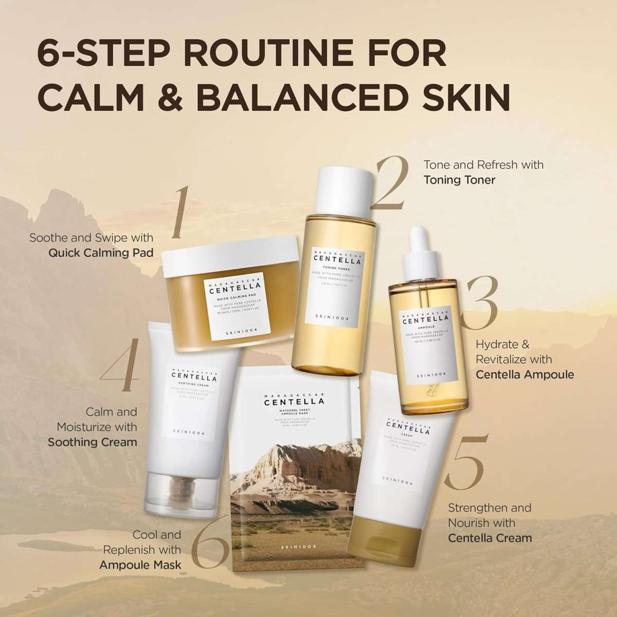 SKIN1004 Madagascar Centella Quick Calming Duo