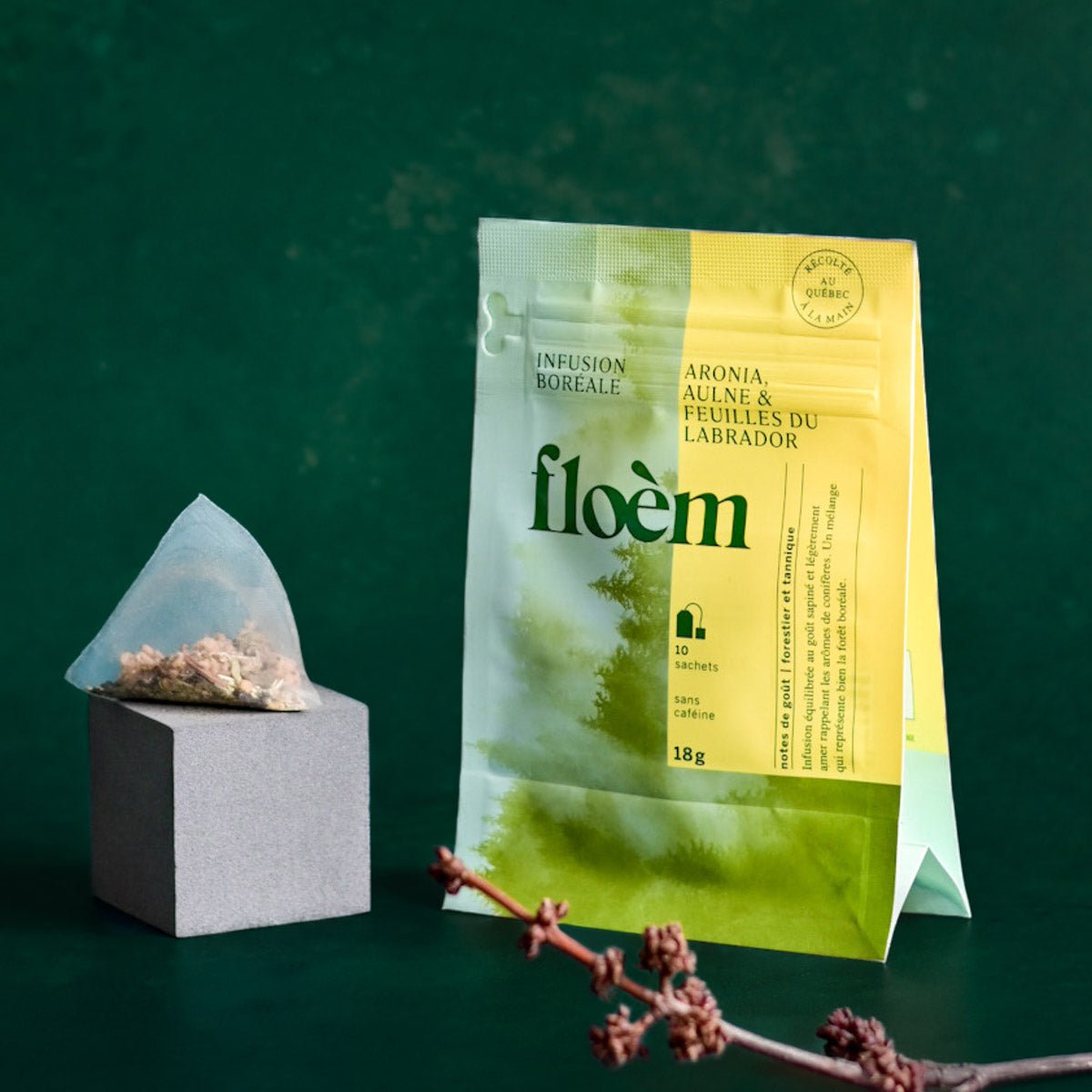 Tisane en sachets - Aronia, aulne & feuilles du Labrador