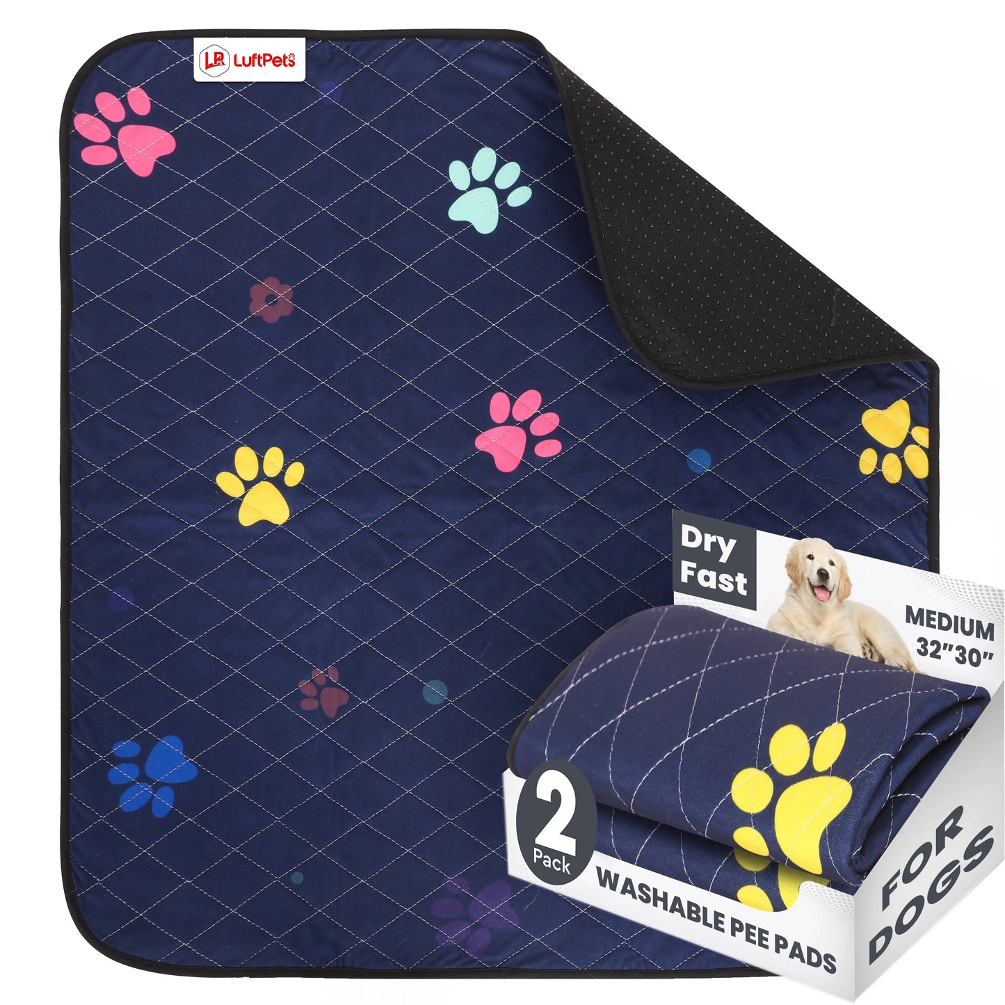 Rabbit & Guinea Pig Cage Liner for MidWest & C&C 2x4 Cages, Washable, Leakproof, Fast Dry